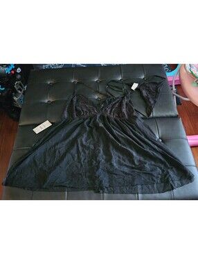 Womens 3x plus size lingerie with thong new